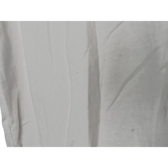 New POL Colorblock V-Neck Soft Stretch Tee Oversized White Short Sleeve Small - Picture 8 of 16